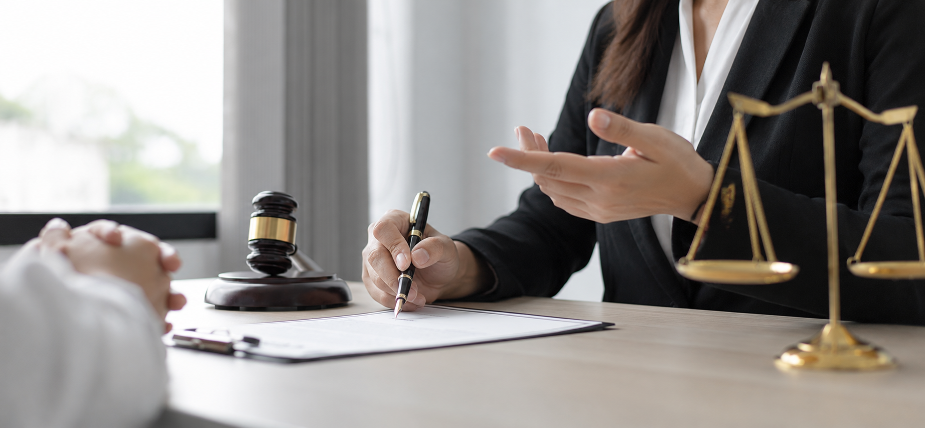 Legal professionals at work